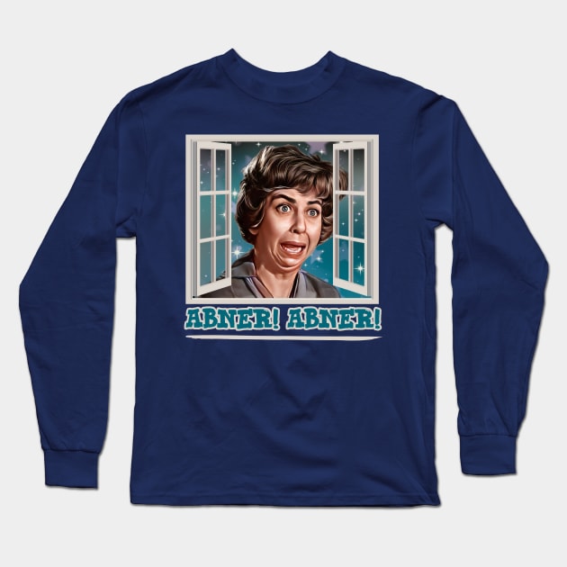 Bewitched Gladys Kravitz Long Sleeve T-Shirt by Zbornak Designs